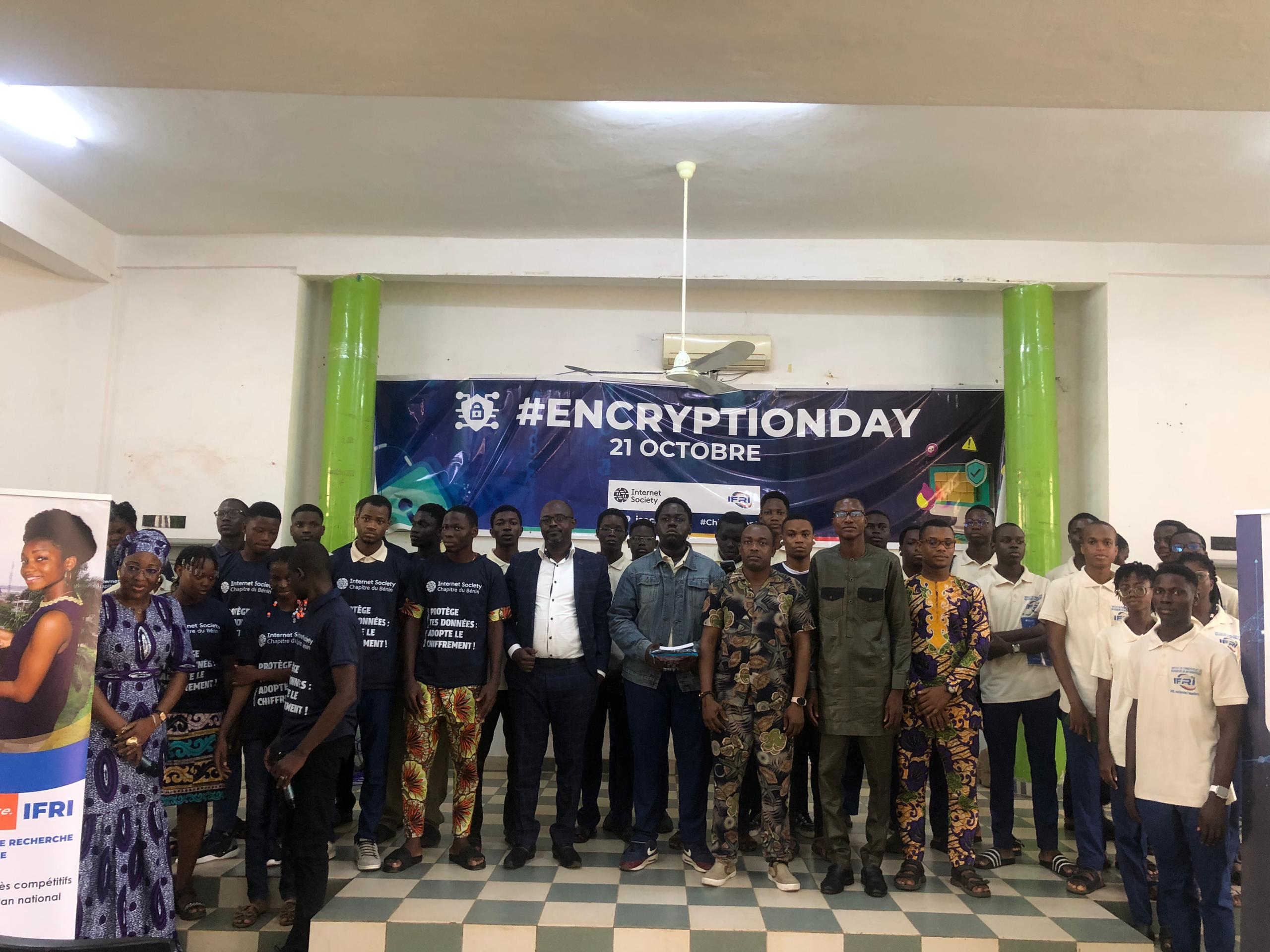 Journée Internationale du Chiffrement : Internet Society Bénin échange avec les étudiants de IFRI-Bénin