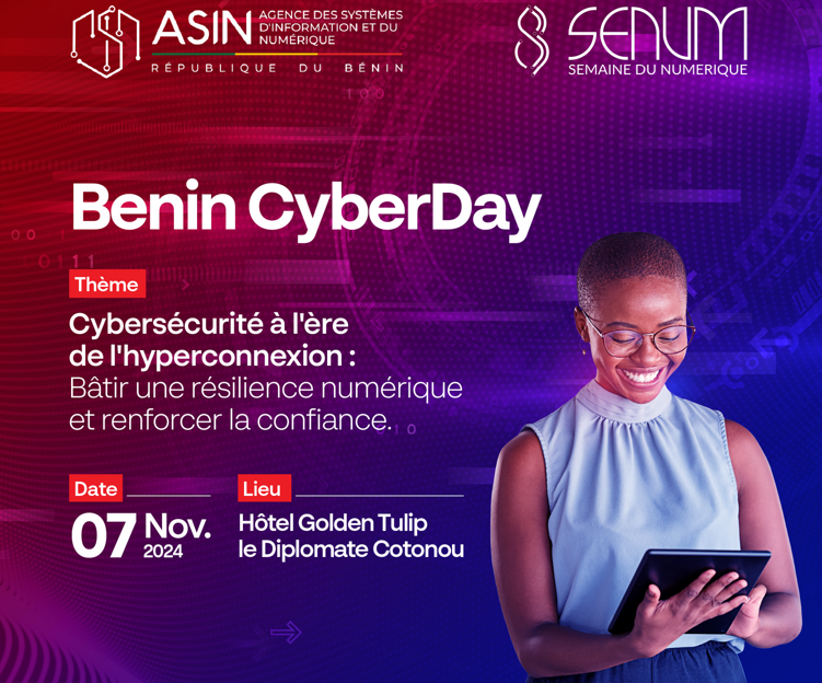 Bénin CyberDay 2024 : l’ASIN et le Ministère de la digitalisation promettent un évènement unique dédié à la cybersécurité