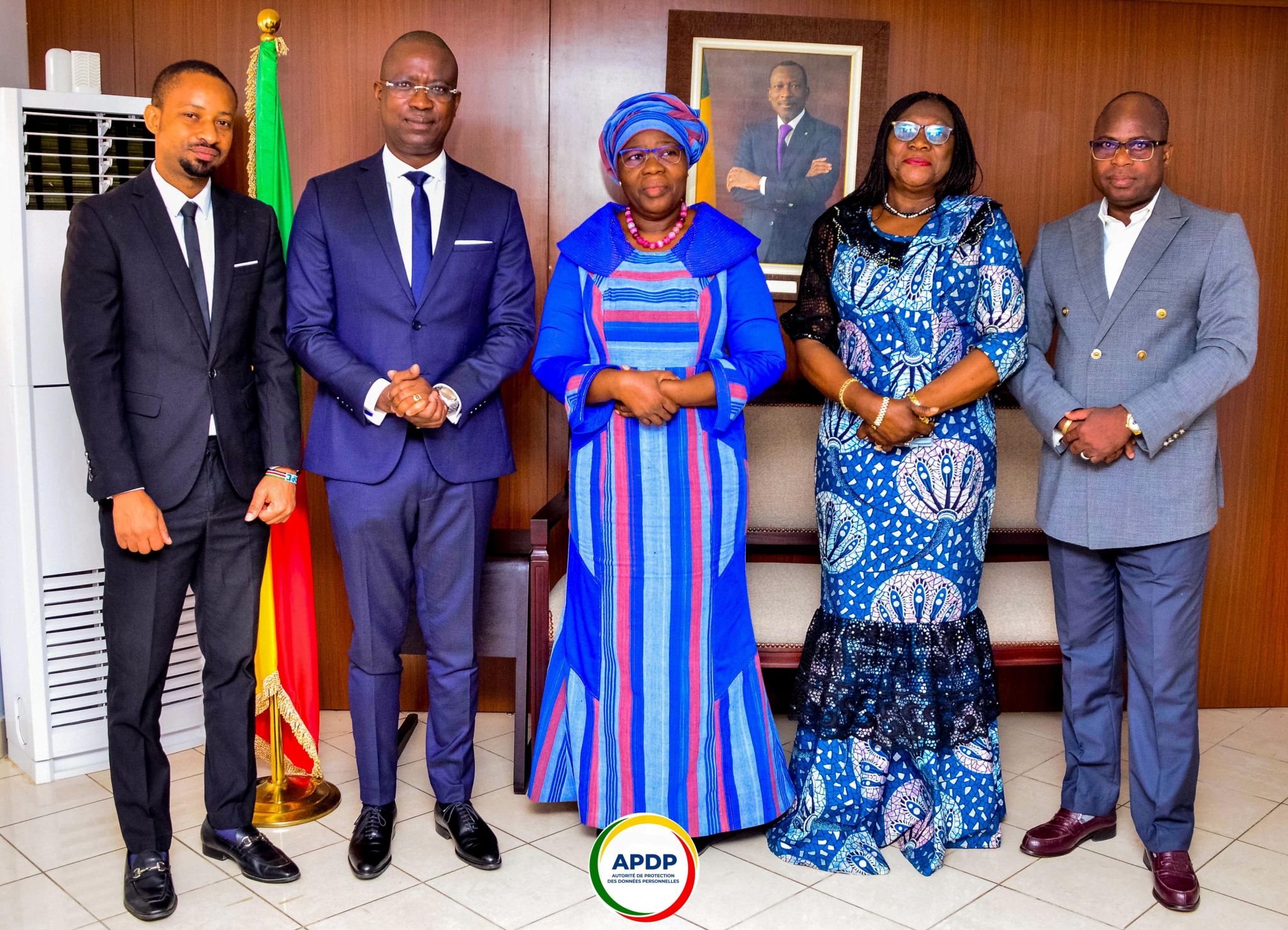 Protection des données personnelles : l’APDP-Bénin présente ses progrès 2024 à la Vice-Présidente