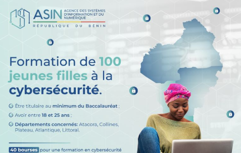 L'ASIN Bénin lance un appel à candidatures pour former 100 jeunes filles à la cybersécurité
