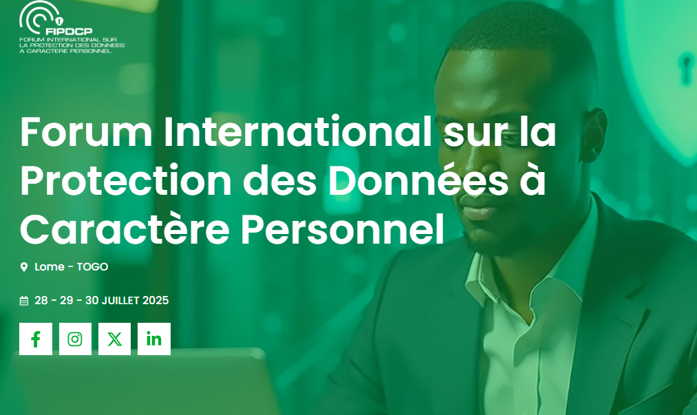 Lomé accueille la première édition du Forum International sur la Protection des Données Personnelles